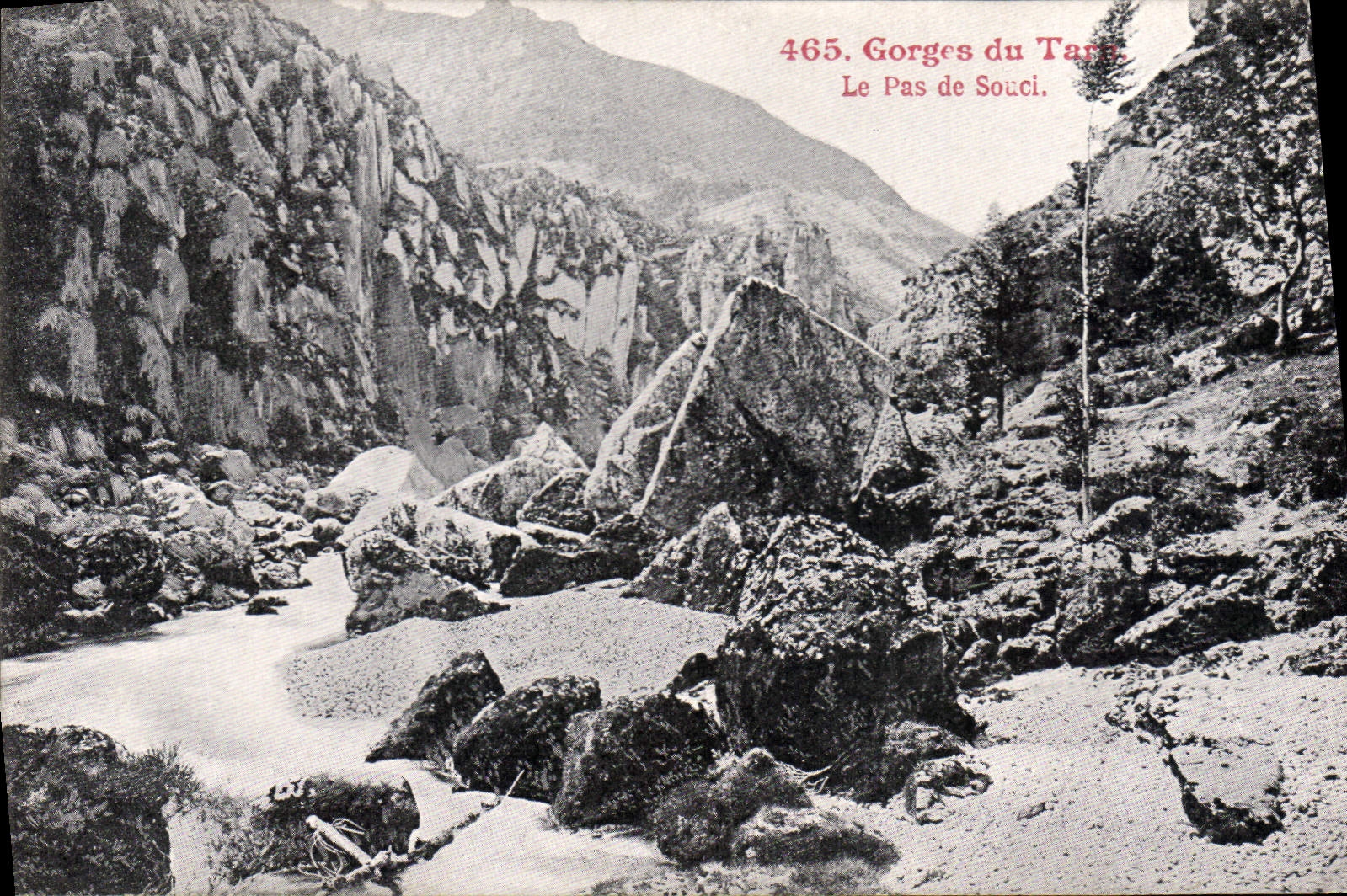 CPA Gorges du Tar Le Pas de Souci