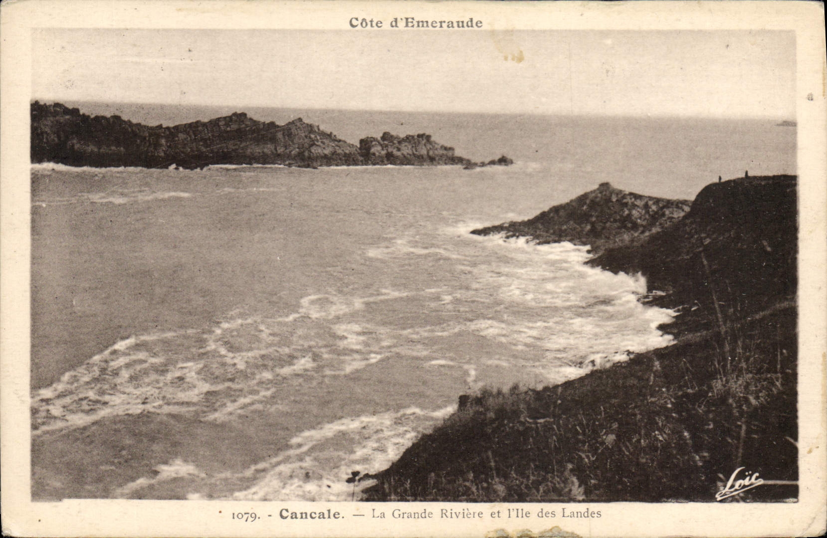 CPA Cancale La Grande Riviere et l'Ile des Landes