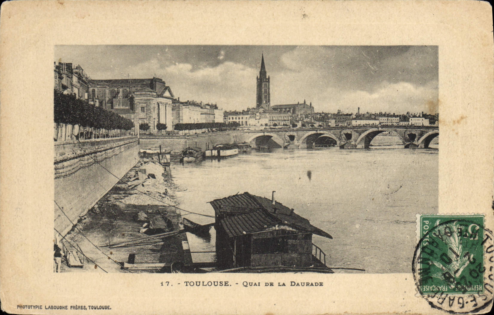 CPA Toulouse Quai de la Daurade