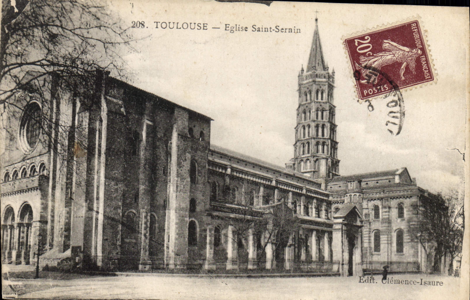 CPA Toulouse Eglise Saint Sernin