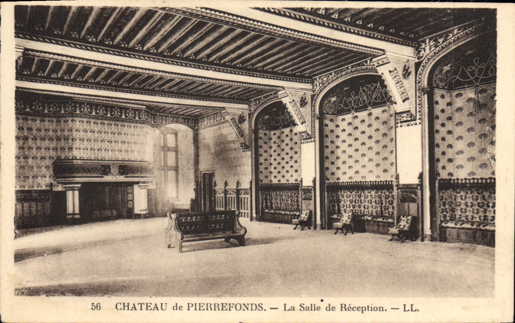 CPA Chateau de Pierrefonds La Salle de Reception