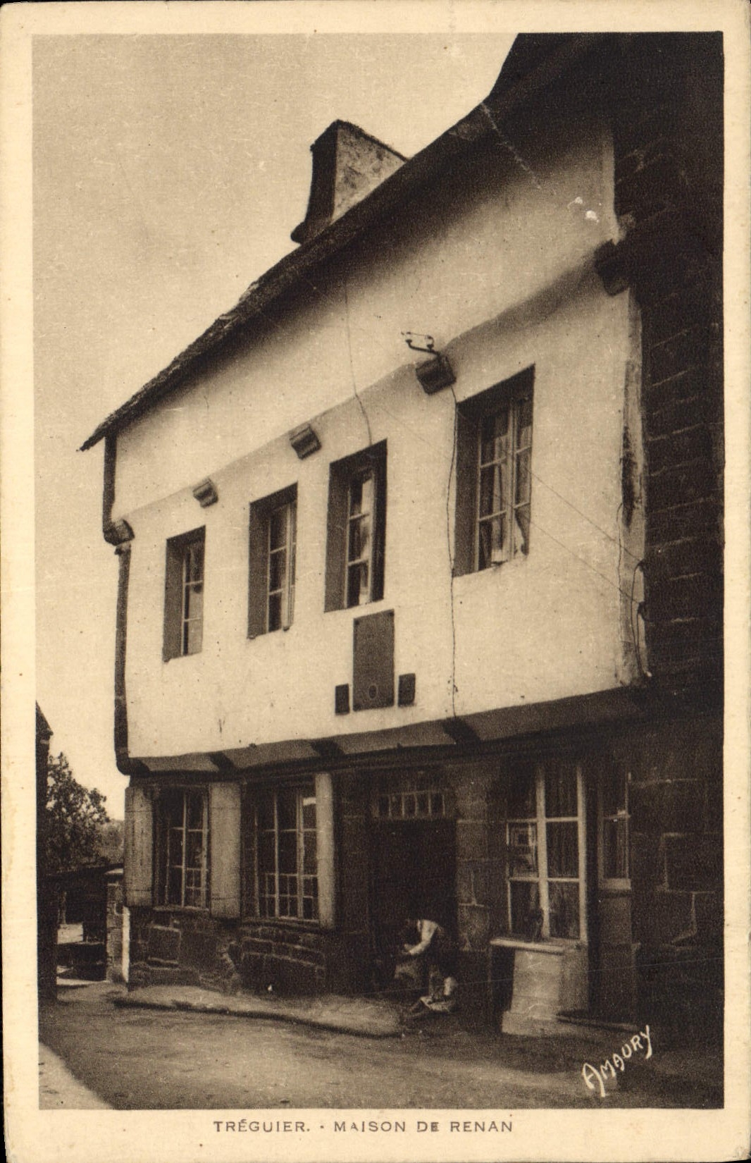CPA Treguier Maison de Renan