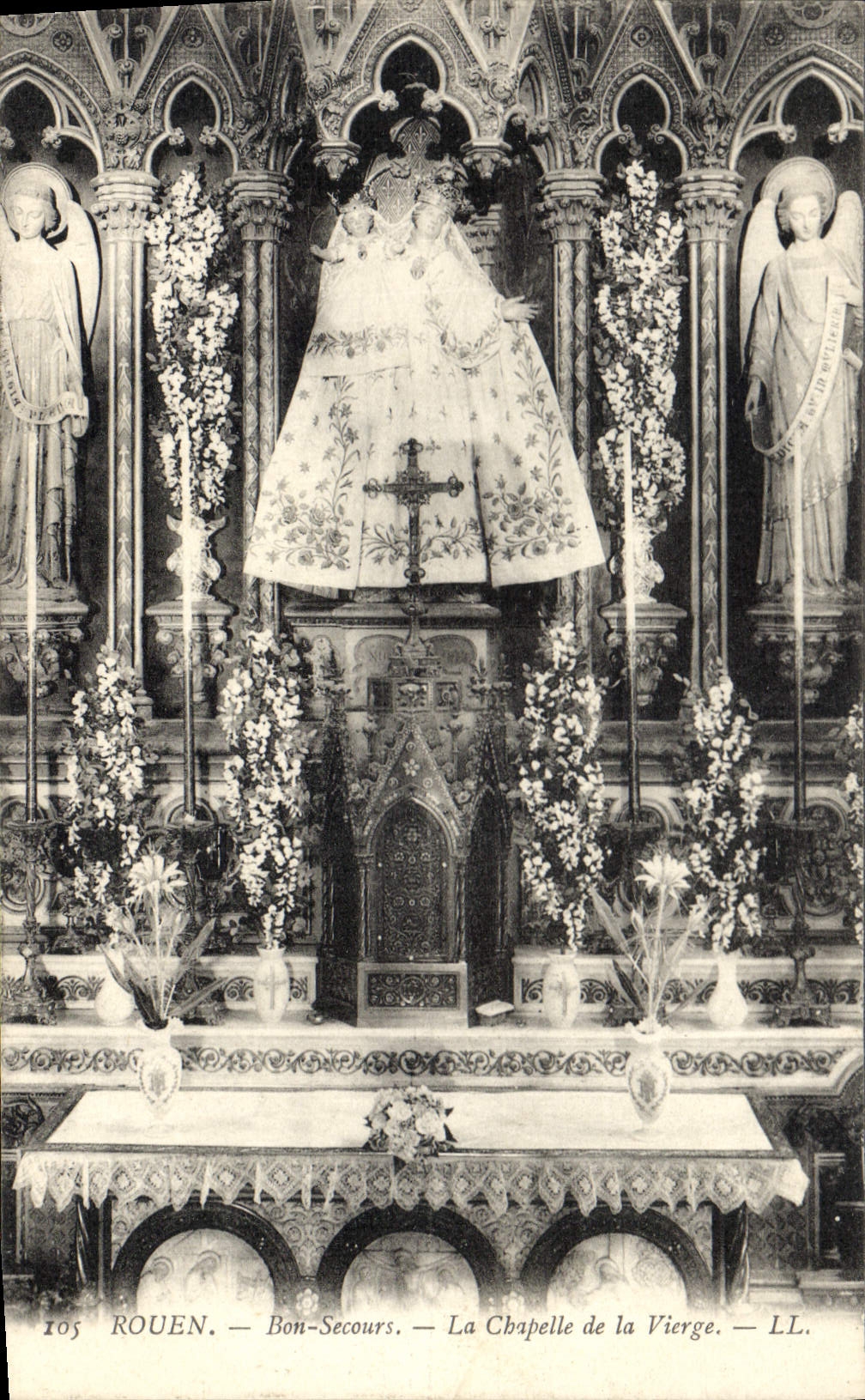 CPA Rouen Bon Secours La Chapelle de la Vierge