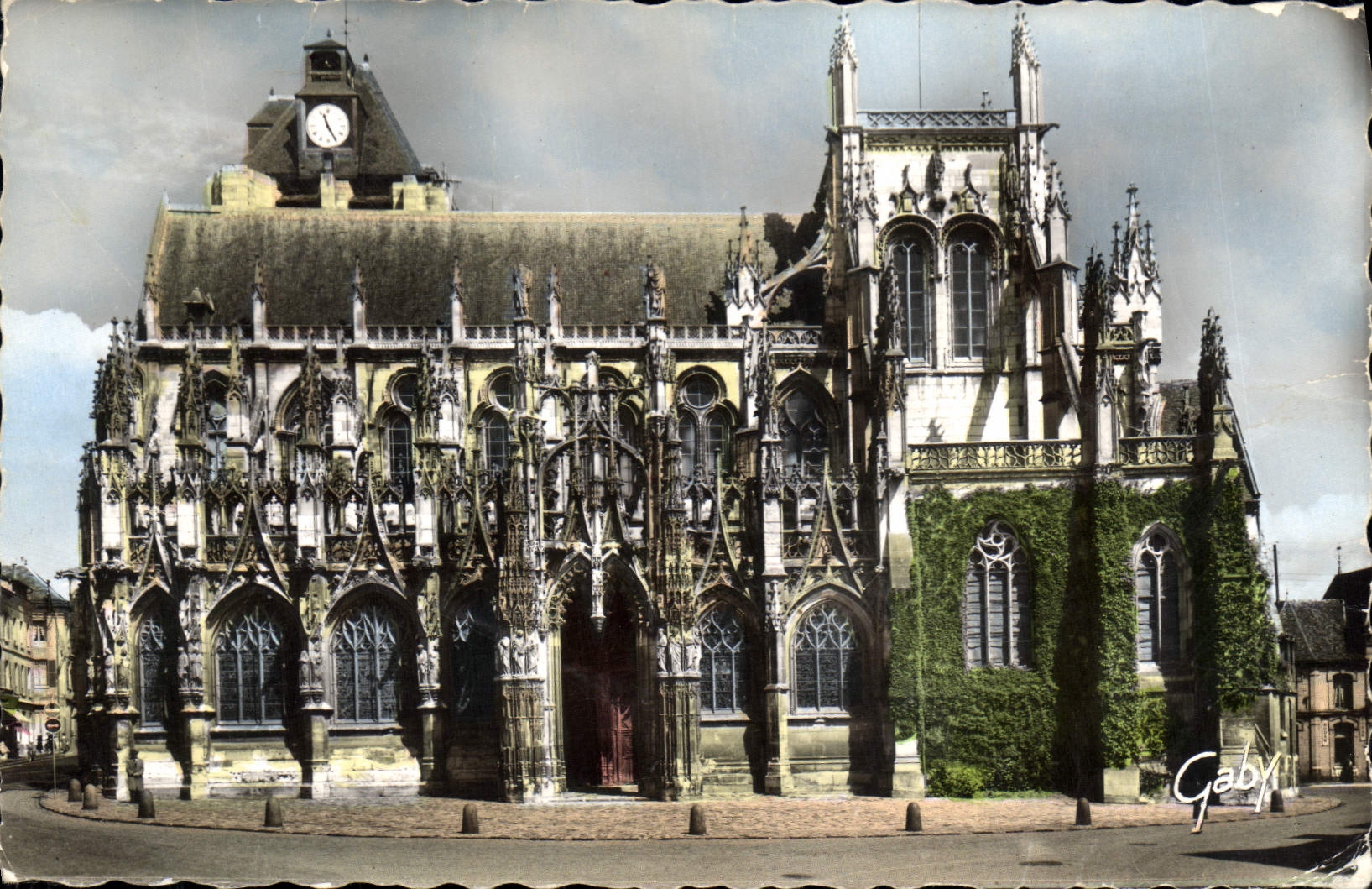 CPA Louviers (Eure) L'Eglise Notre Dame (XIIe XVe et XVIe s)