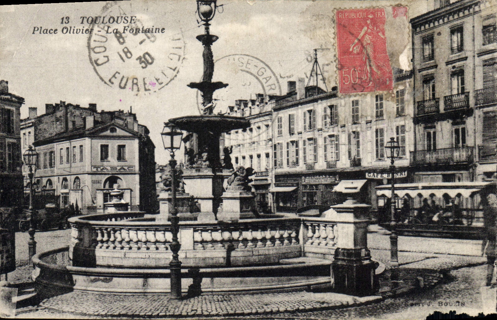 CPA Toulouse Place Olivier La Fontaine