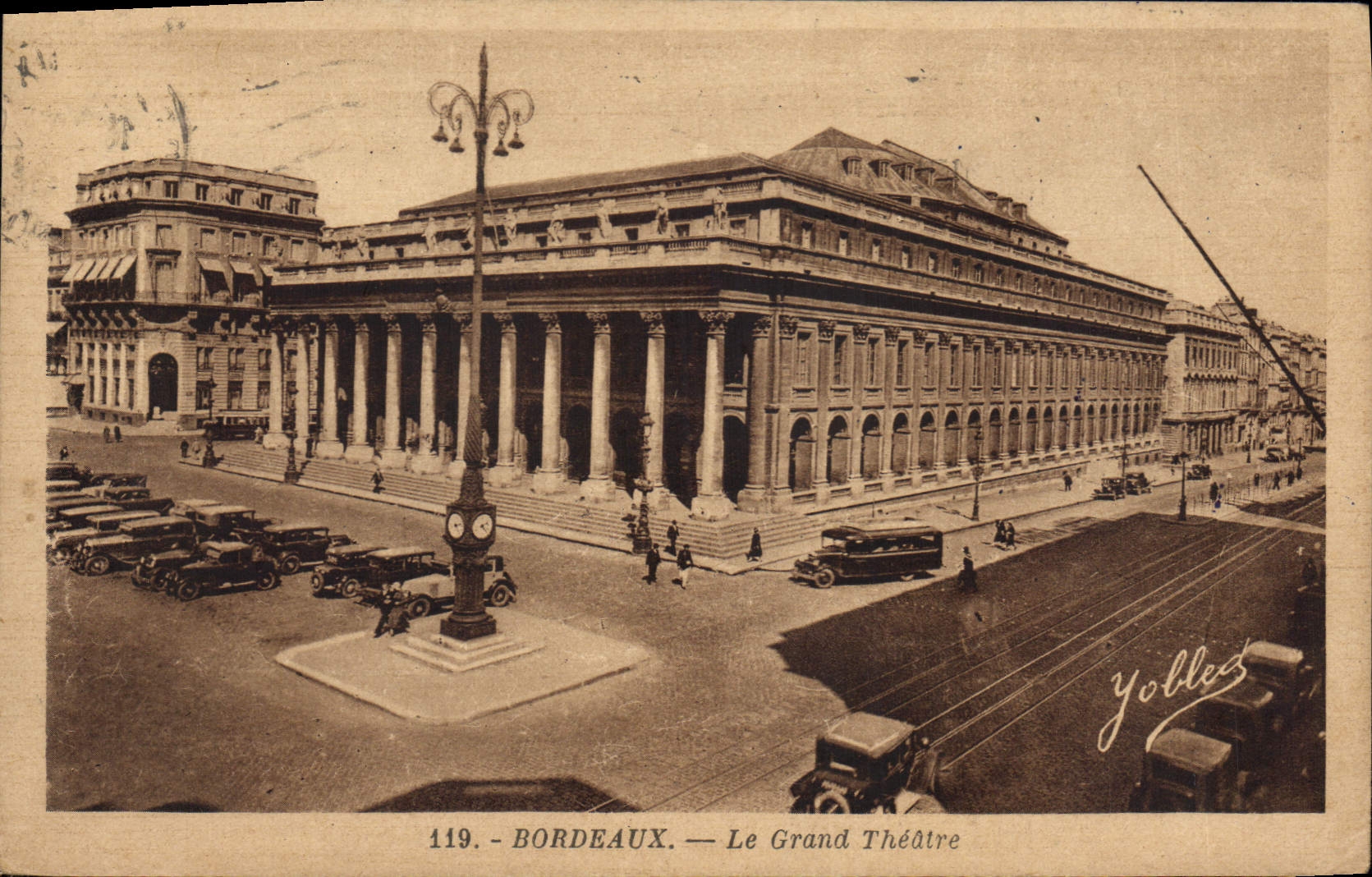 CPA Bordeaux Le Grand Theatre