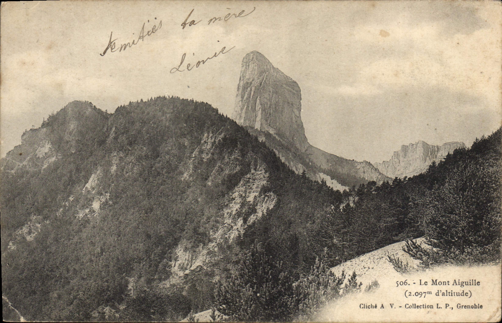 CPA Le Mont Aiguille (2097m d'altitude)