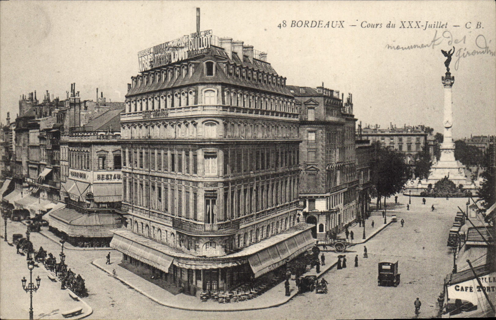 CPA Bordeaux Cours du XXX juillet