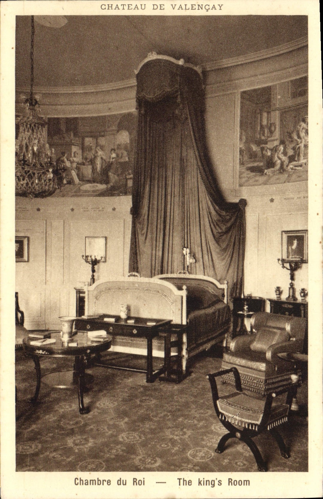 CPA Chateau de Valencay Chambre du Roi