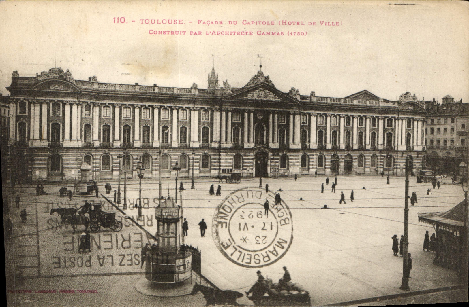 CPA Toulouse Facade du Capitole (Hotel de Ville)