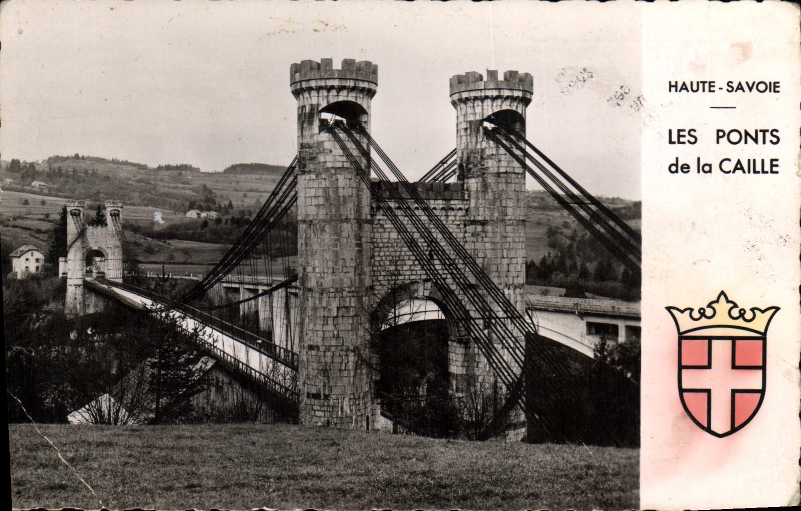 CPA Haute Savoie Les Ponts de la Caille