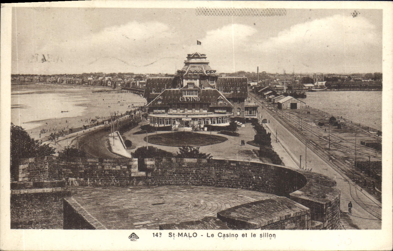 CPA Saint Malo Le Casino et le Sillon