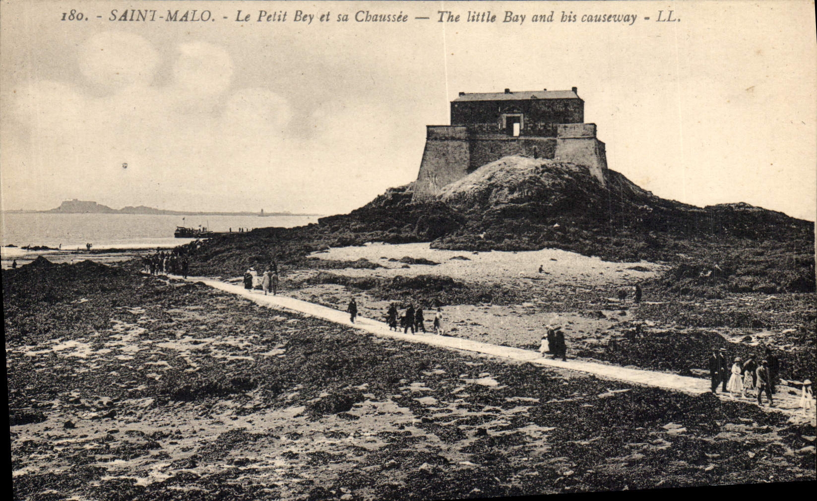 CPA Saint Malo Le Petit Bey et sa Chaussee