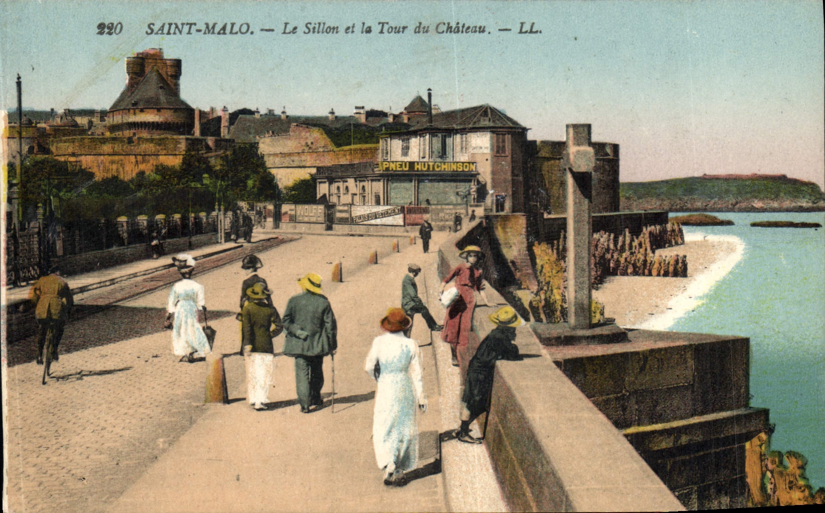CPA Saint Malo Le Sillon et la Tour du Chateau