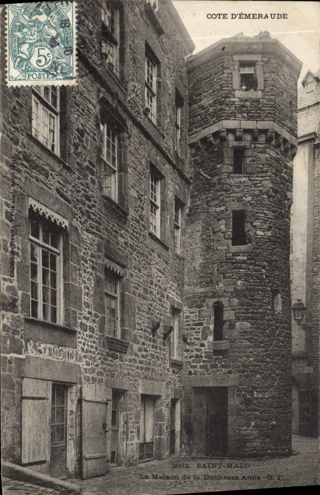 CPA Saint Malo Cote d'Emeraude La Maison de la Duchesse Anne