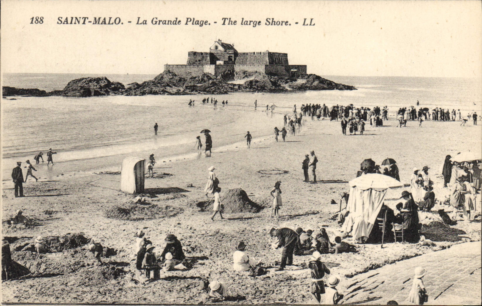 CPA Saint Malo La Grande Plage