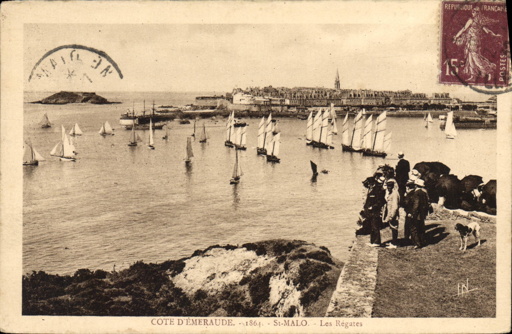 CPA Saint Malo Cote d'Emeraude Les Regates