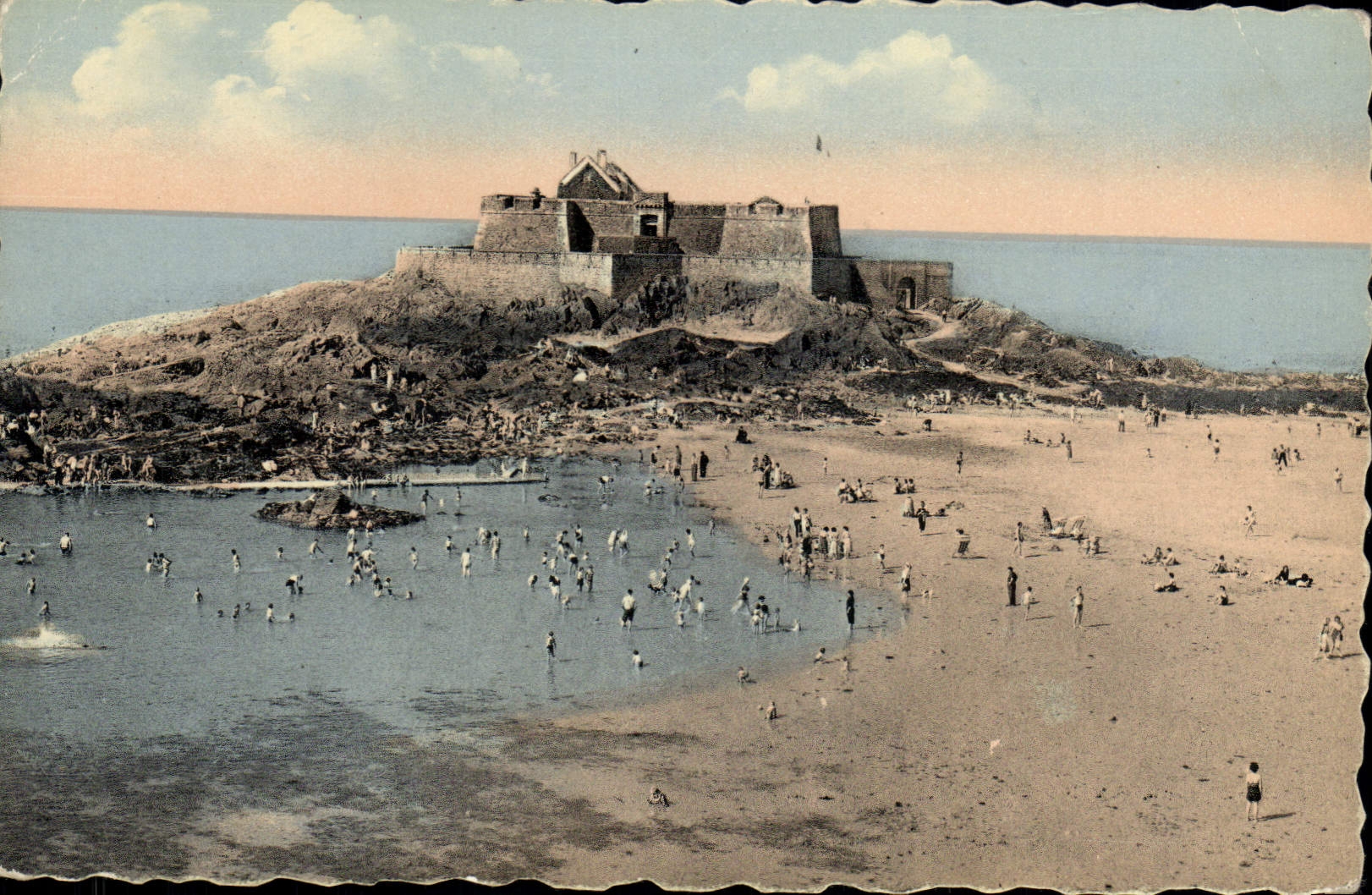 CPA Saint Malo Plage de l'Eventail