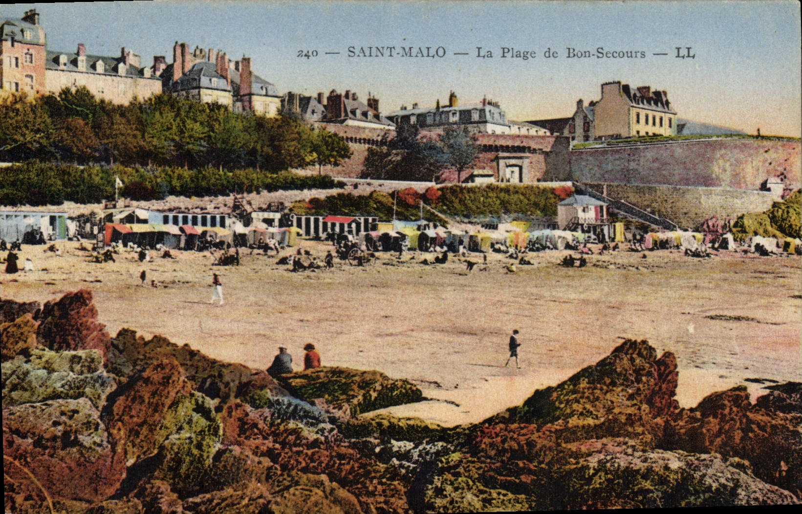 CPA Saint Malo La Plage de Bon Secours