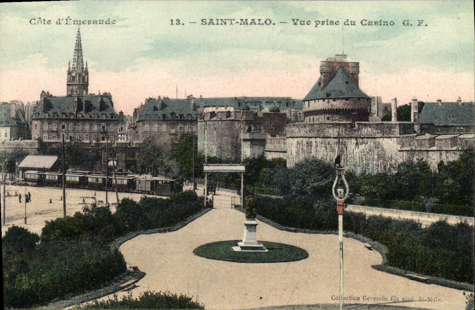 CPA Saint Malo Vue prise du Casino Cote d'Emeraude