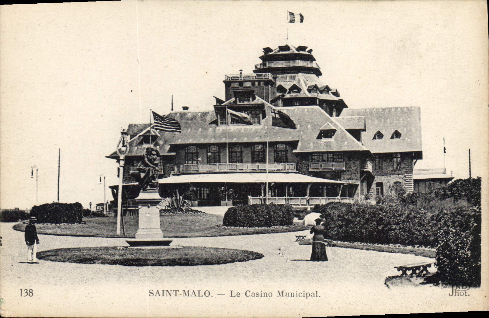 CPA Saint Malo Le Casino Municipal