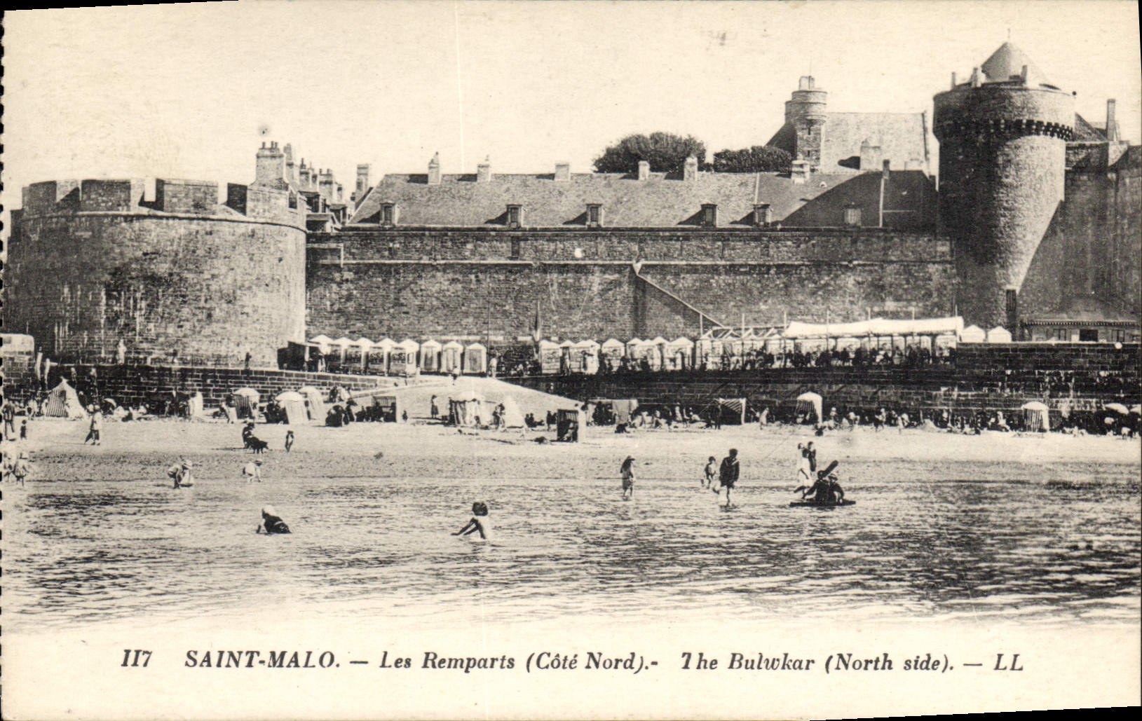 CPA Saint Malo Les Remparts (Cote Nord)