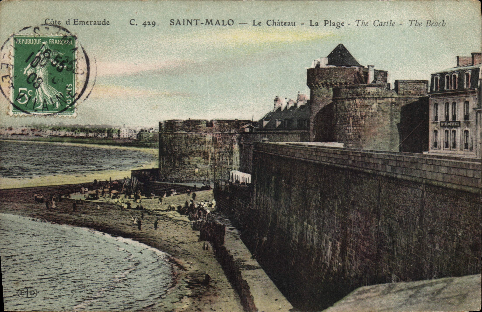 CPA Saint Malo Le Chateau La Plage