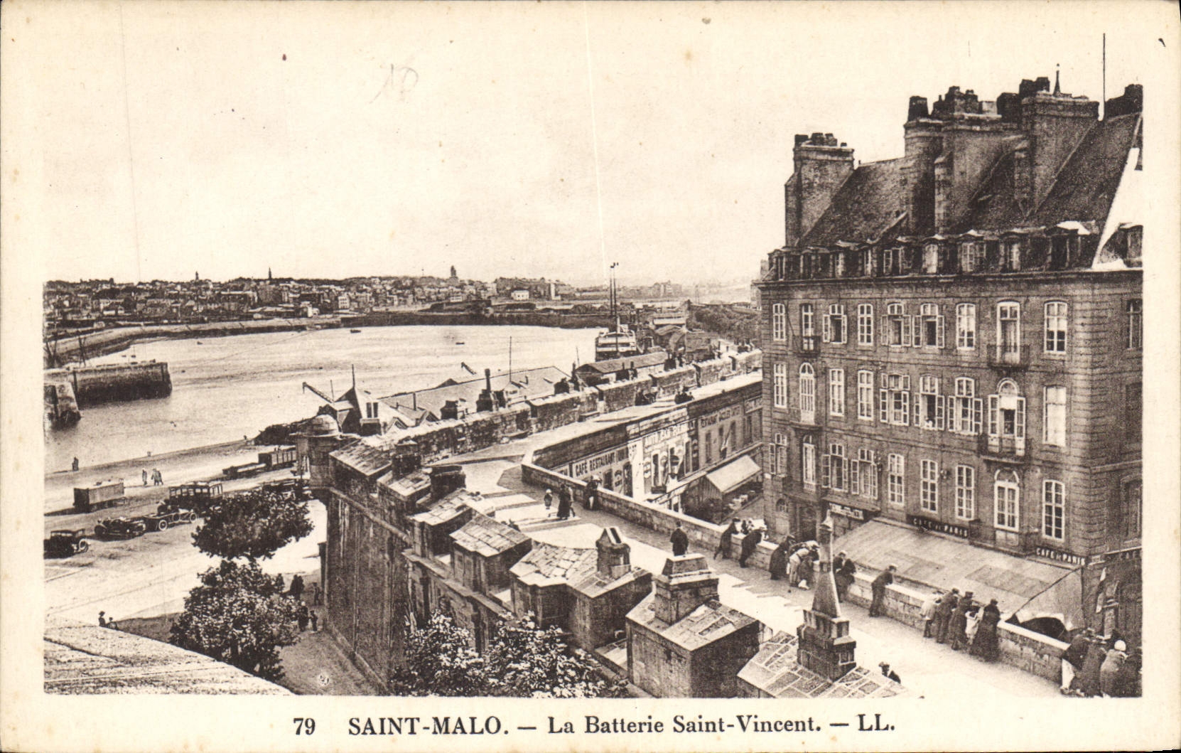 CPA Saint Malo La Batterie Saint Vincent