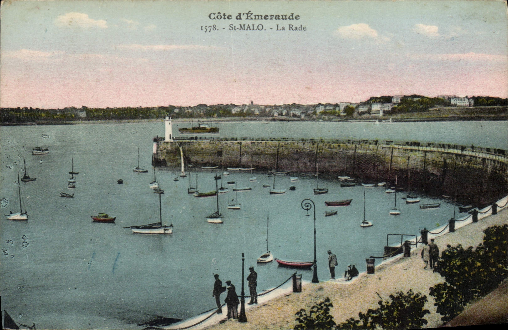CPA Saint Malo Cote d'Emeraude La Rade