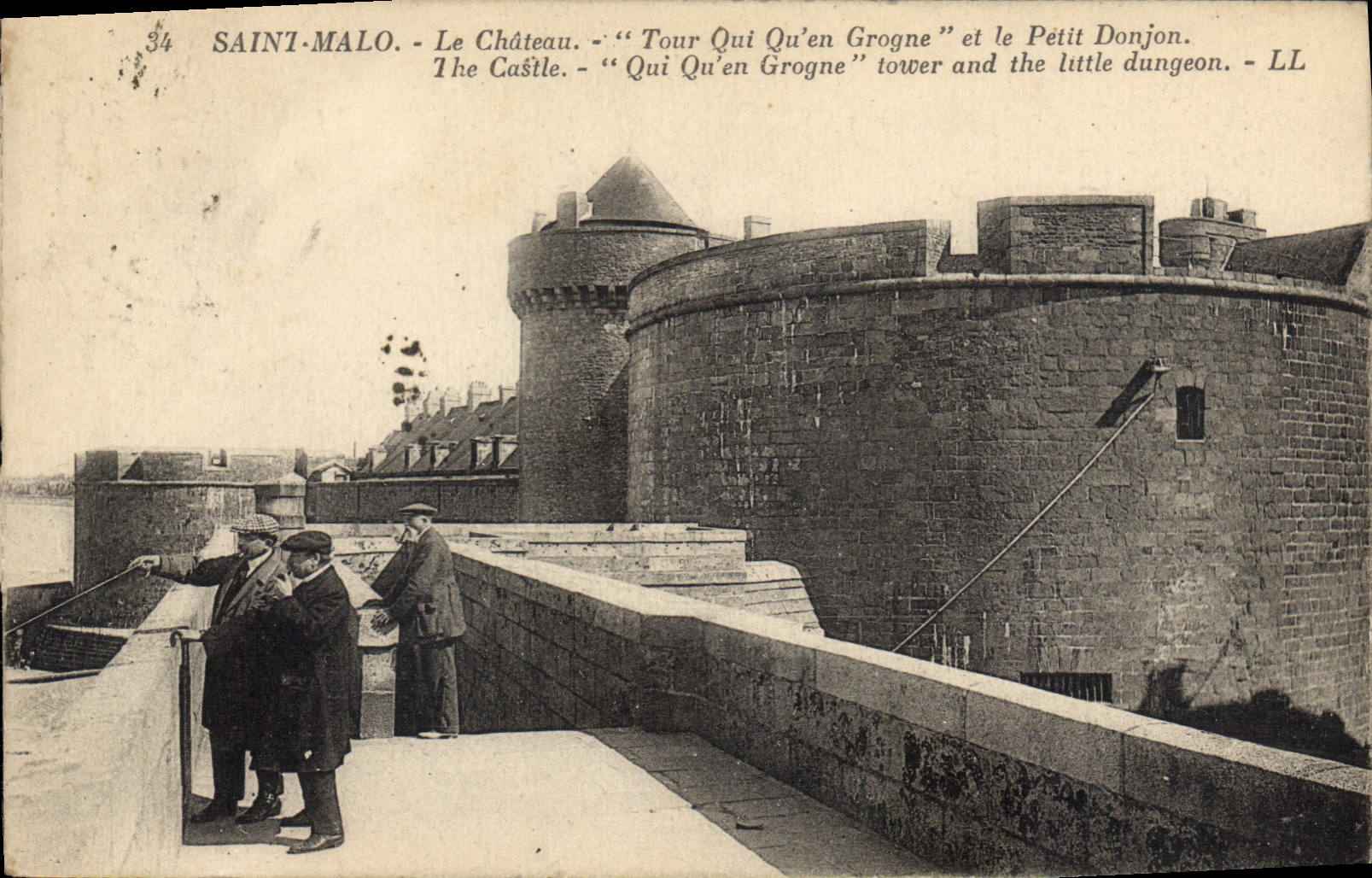 CPA St Malo Le Chateau