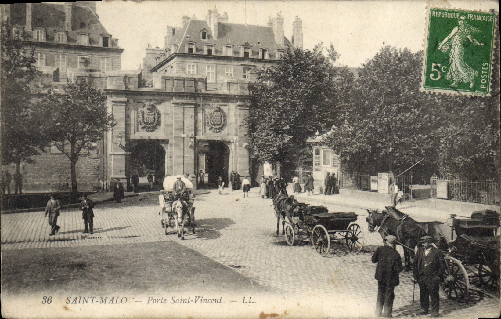 CPA St Malo Porte Saint Vincent
