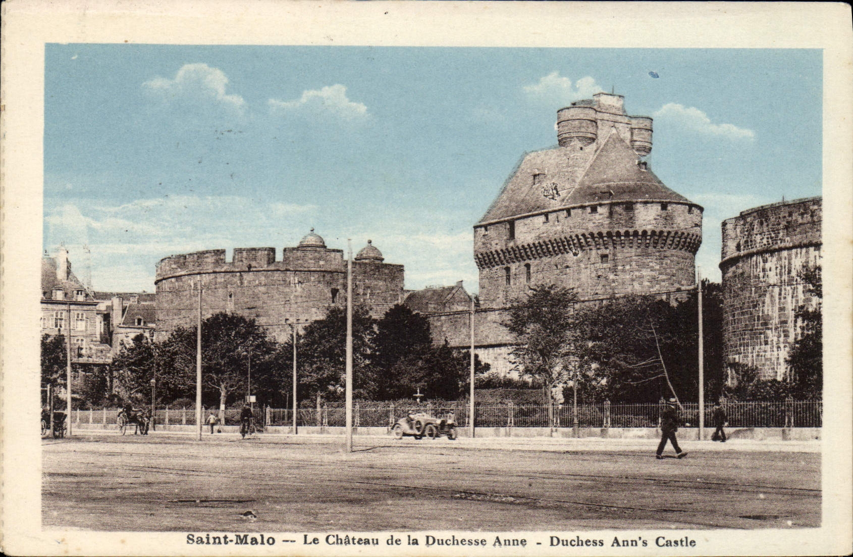 CPA St Malo Le Chateau de la Duchesse Anne