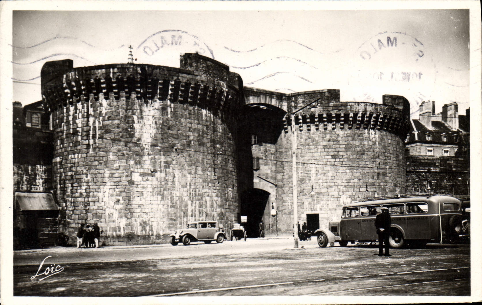 CPA St Malo Cote d'Emeraude La grande porte