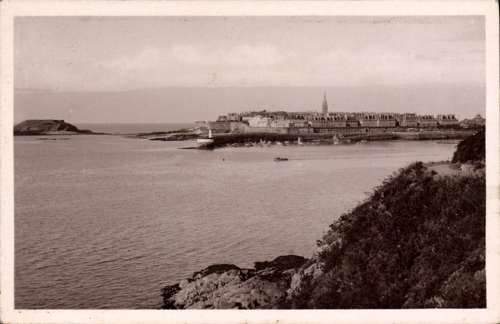 CPA St Malo Vue generale prise de la Corniche d'Alech