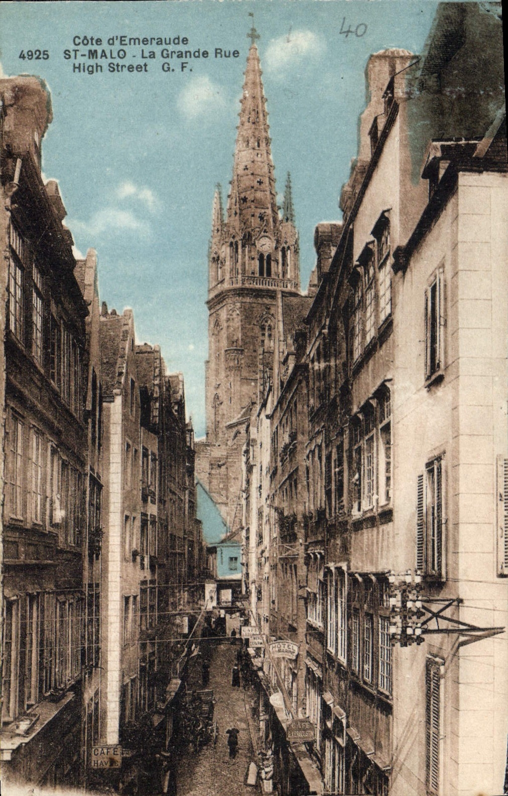 CPA St Malo La Grande Rue