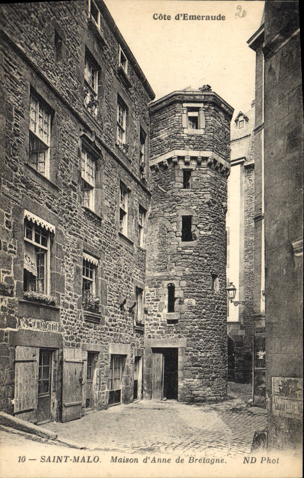 CPA Saint Malo Maison d'Anne de Bretagne