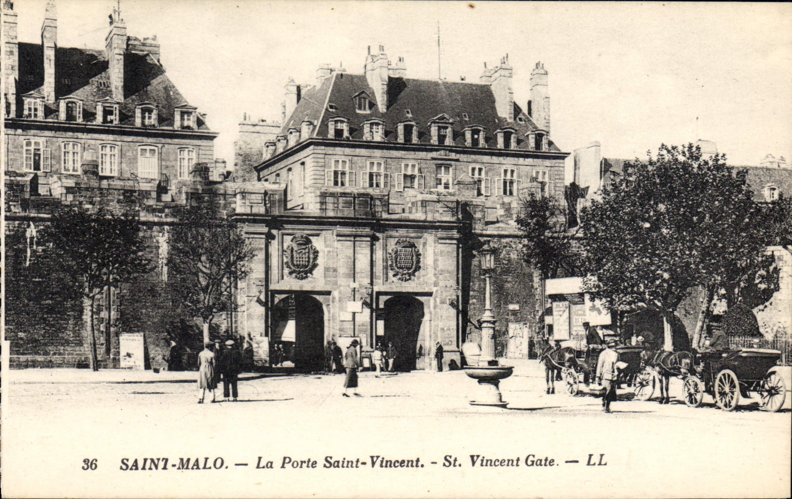 CPA St Malo La Porte Saint Vincent