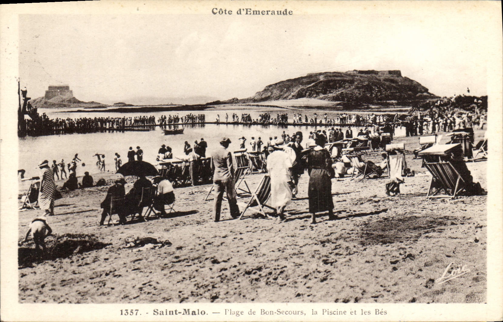 CPA St Malo Plage de Bon Secours la Piscine et les Bes
