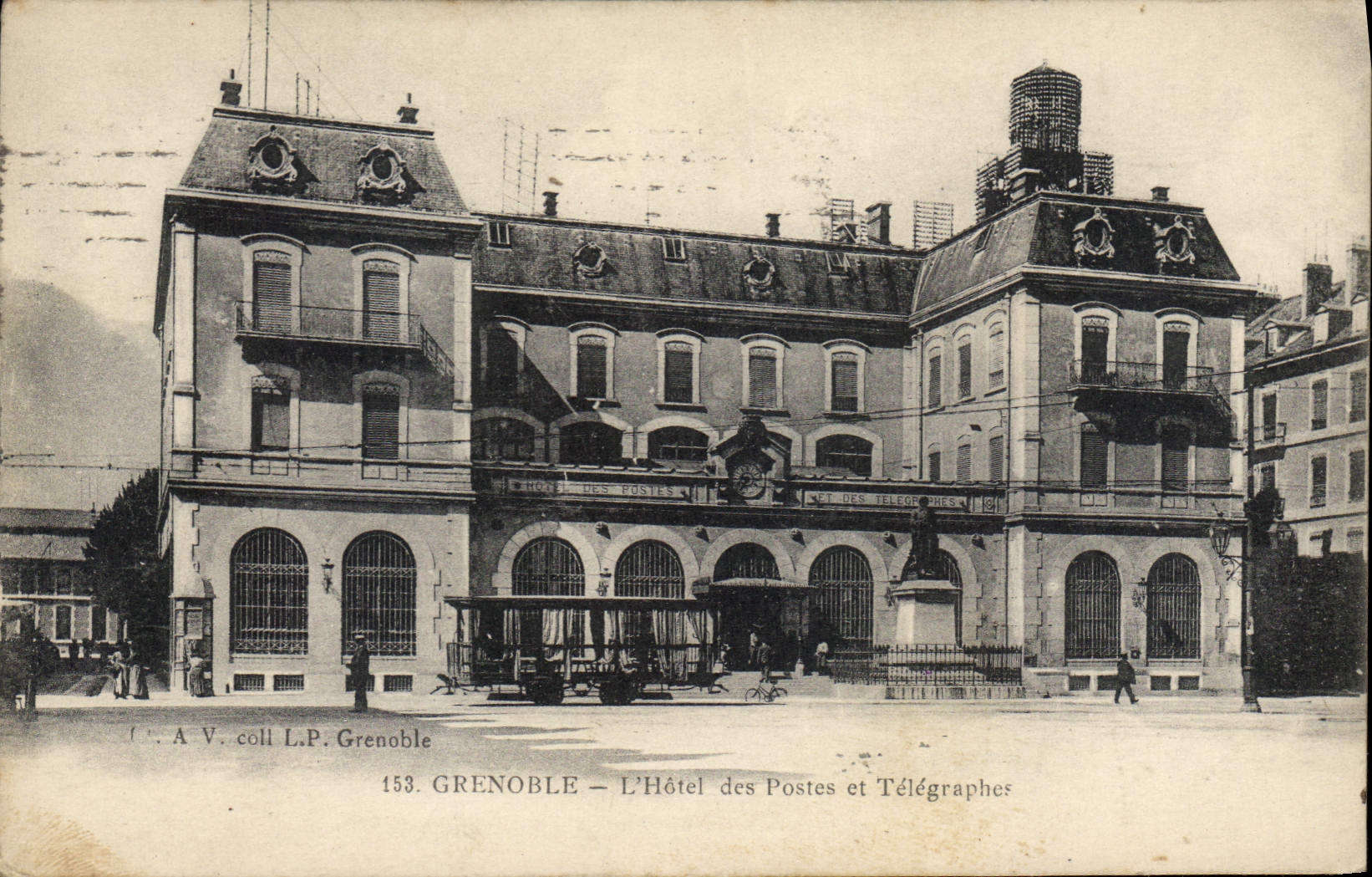 CPA Grenoble L'Hotel des Postes et Telegraphe