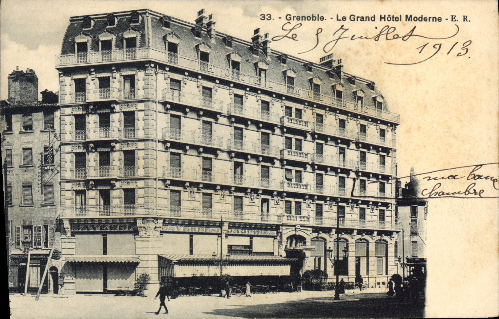 CPA Grenoble Le Grand Hotel Moderne