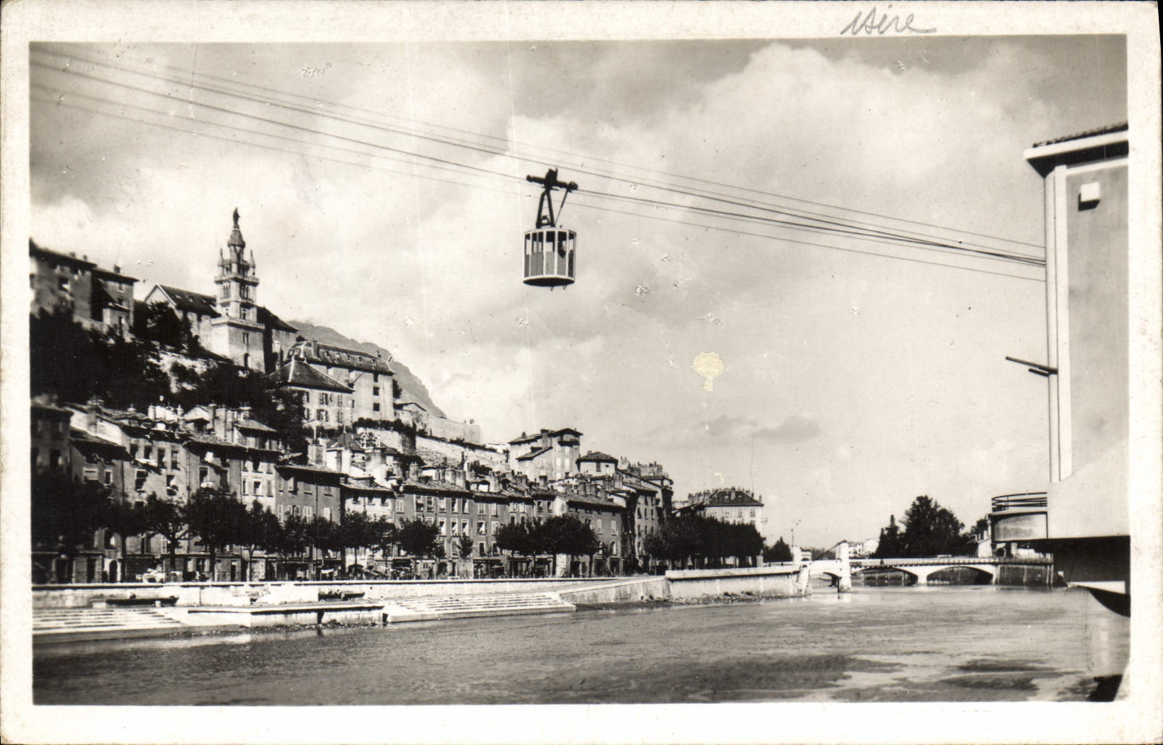 CPA Grenoble Teleferique de la Bastille L'Isere et Ste Marie d'en haut