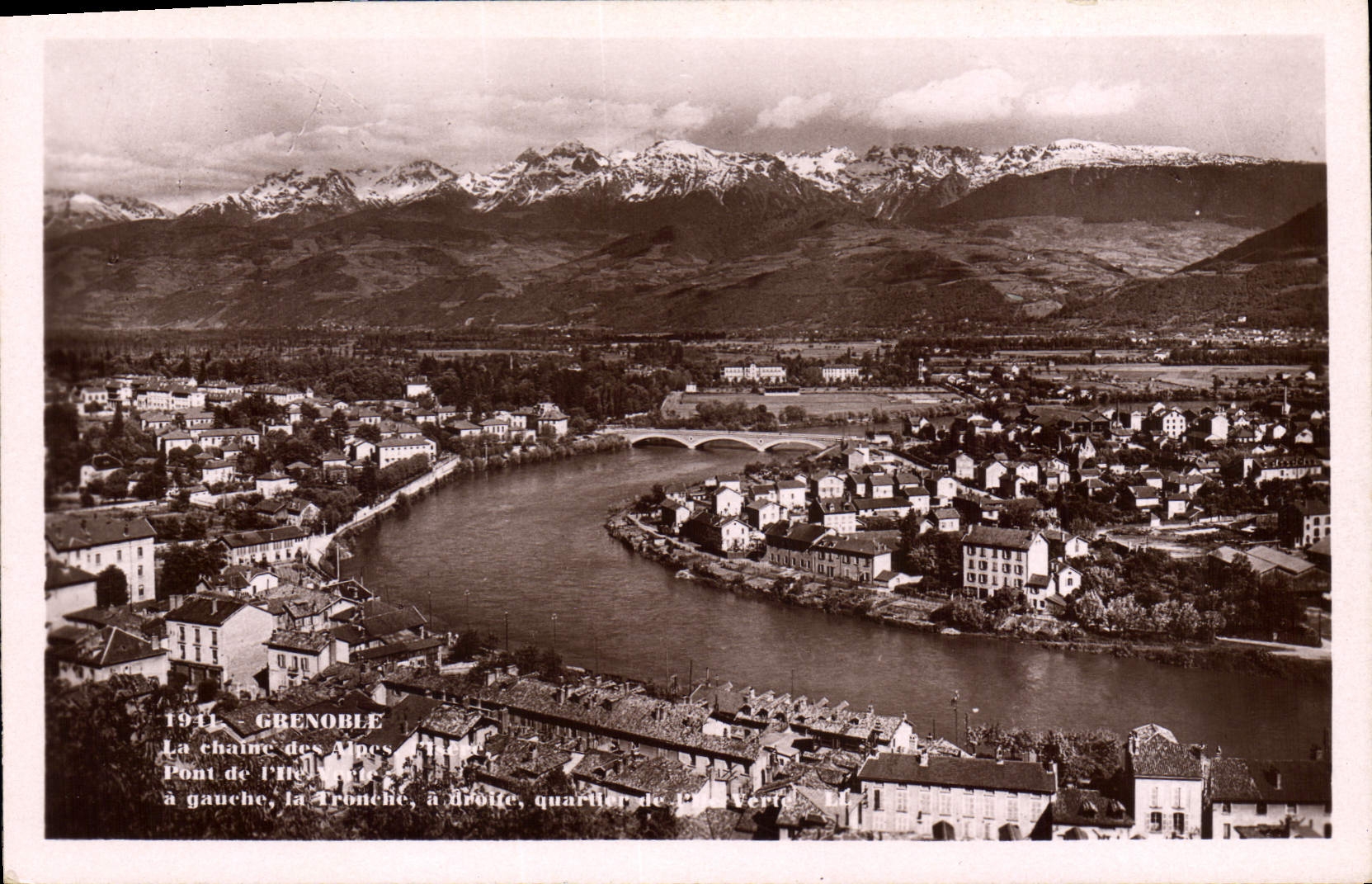 CPA Grenoble La Chaine des Alpes