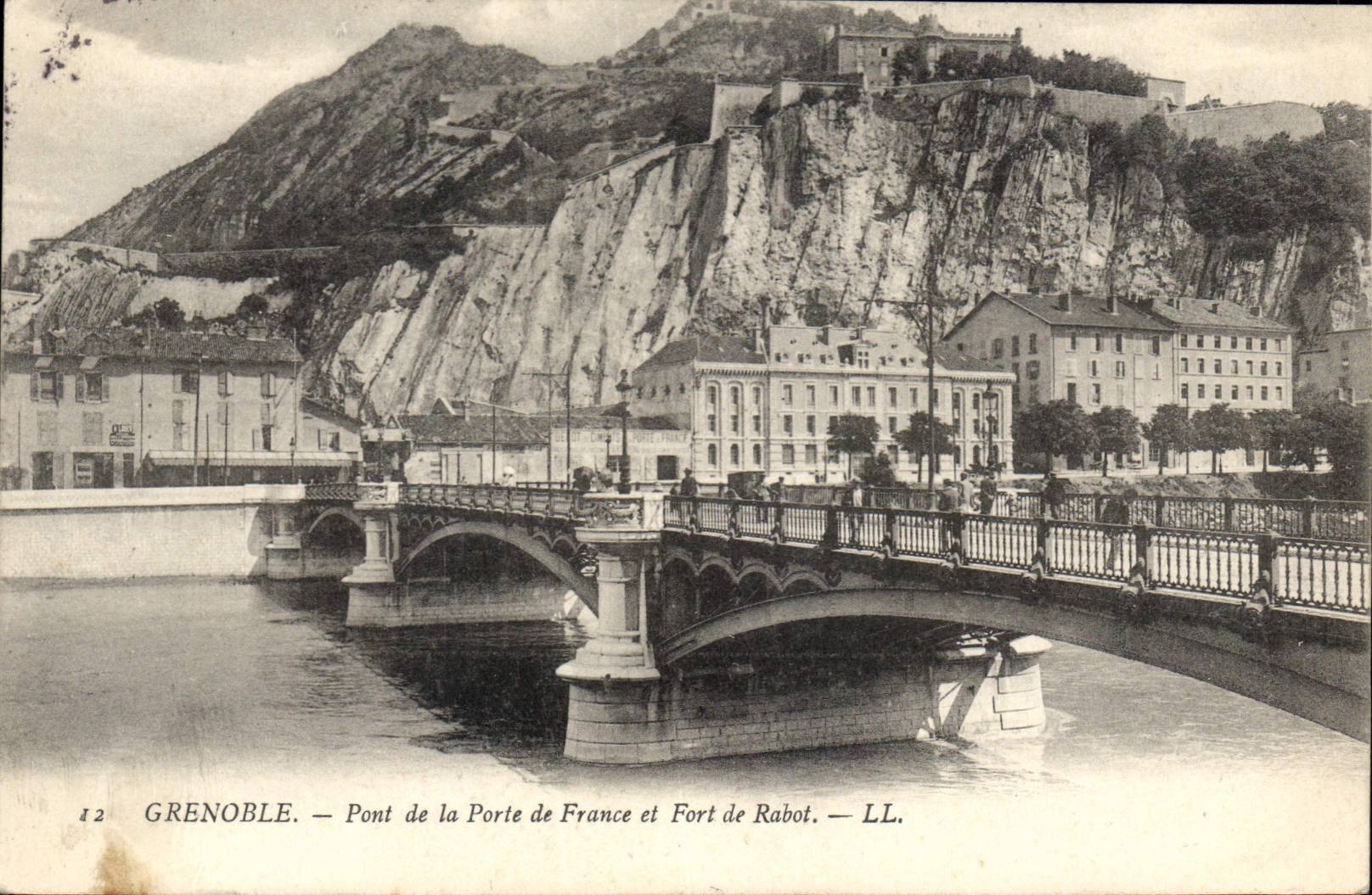 CPA Grenoble Pont de la Porte de France et Fort de Rabot