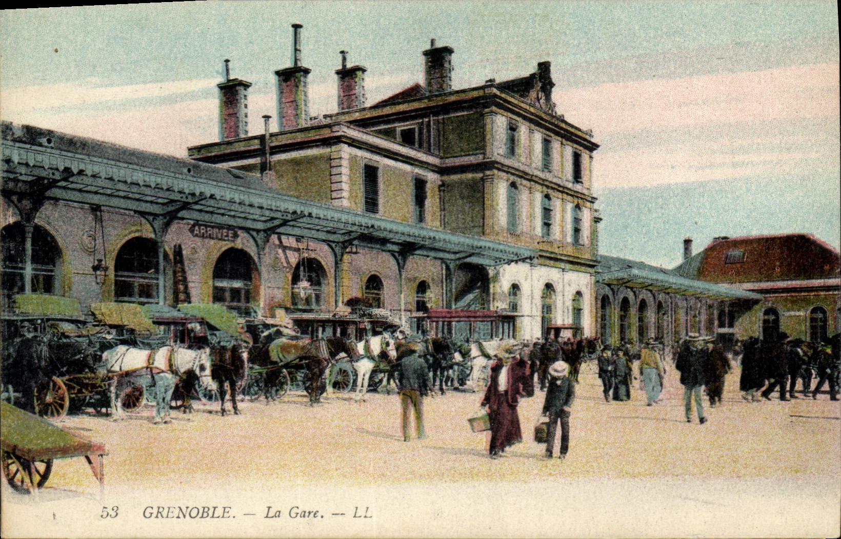 CPA Grenoble La Gare