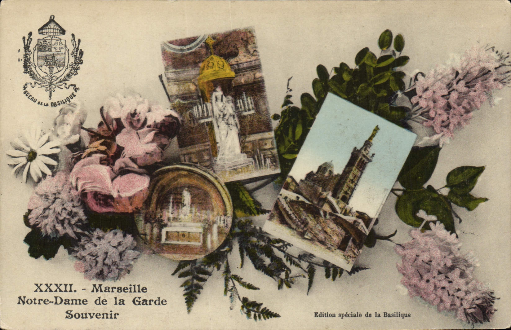 CPA Marseille Notre Dame de la Garde Souvenir
