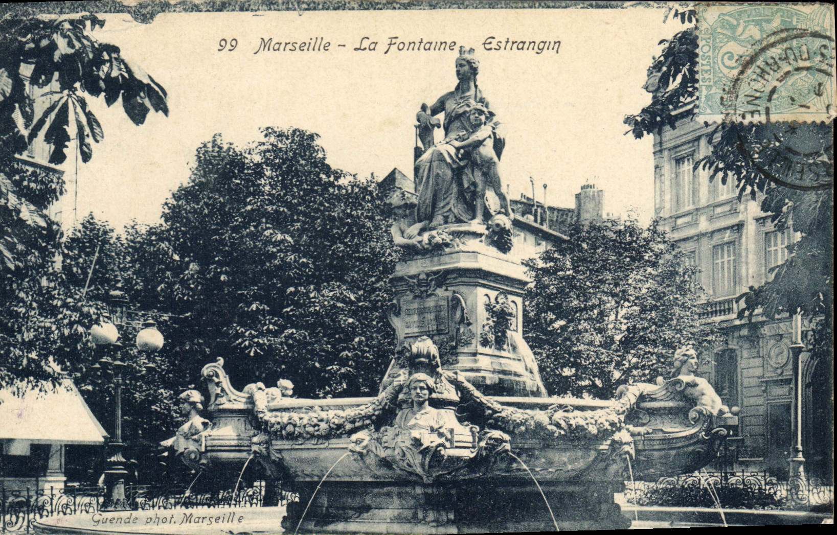 CPA Marseille La Fontaine Estrangin