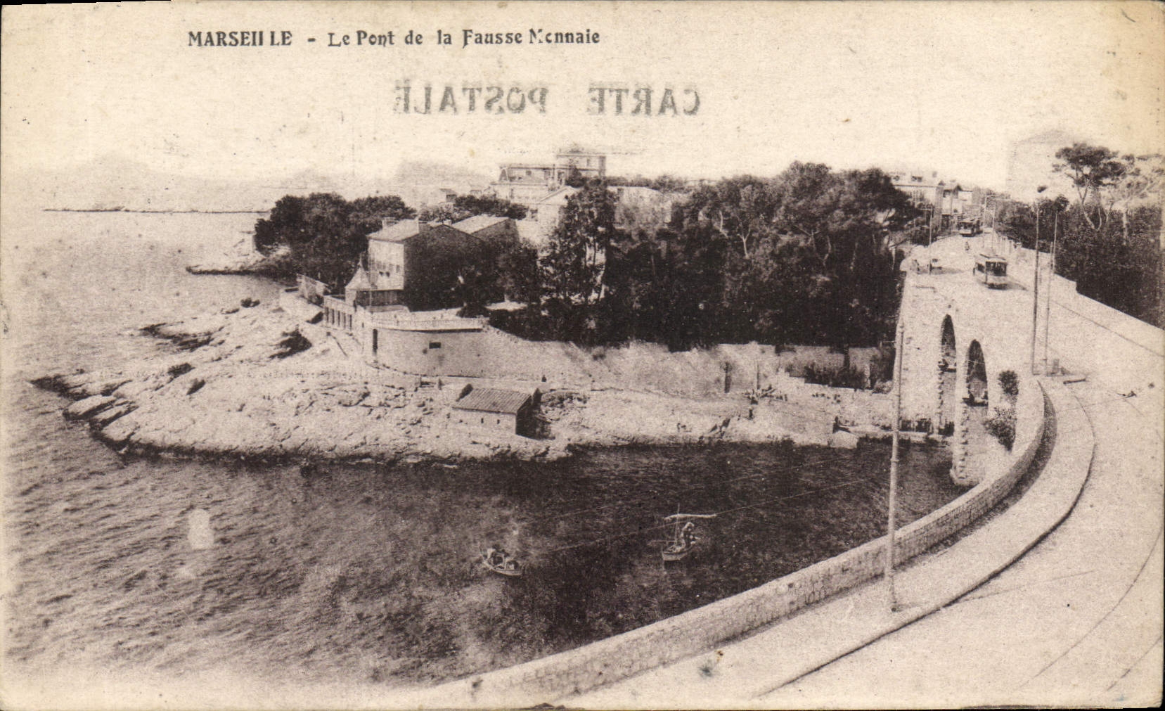 CPA Marseille Le Pont de la Fausse Monnaie