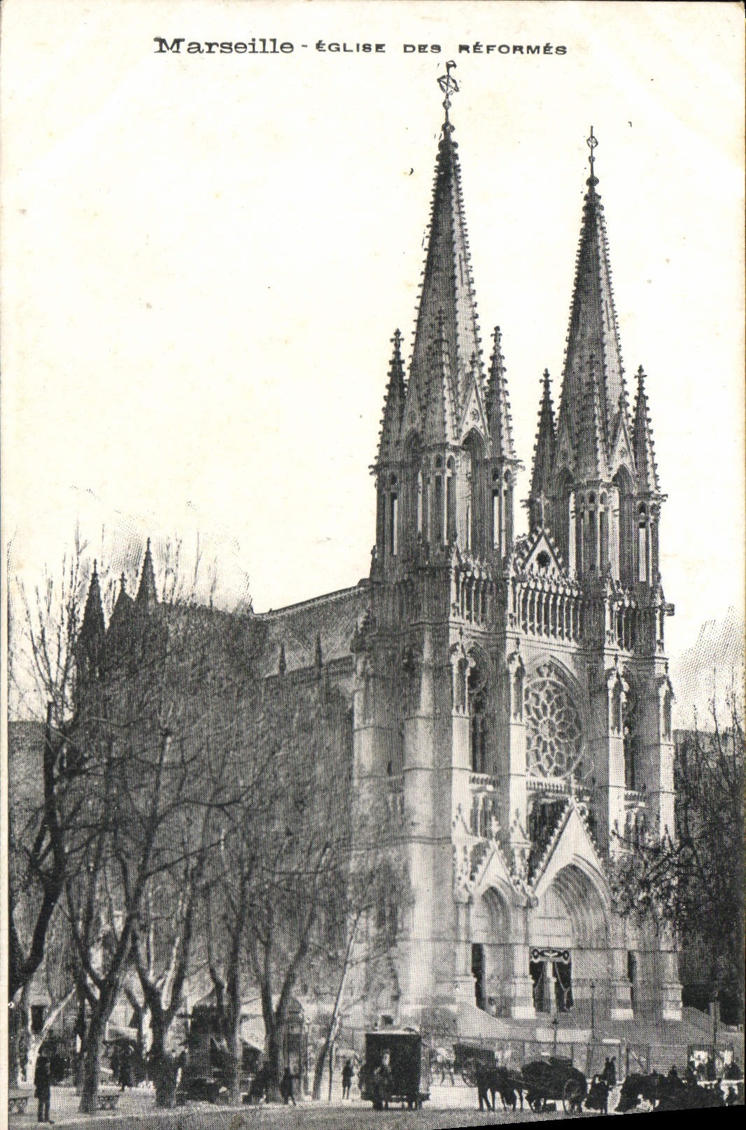 CPA Marseille Eglise des Reformes