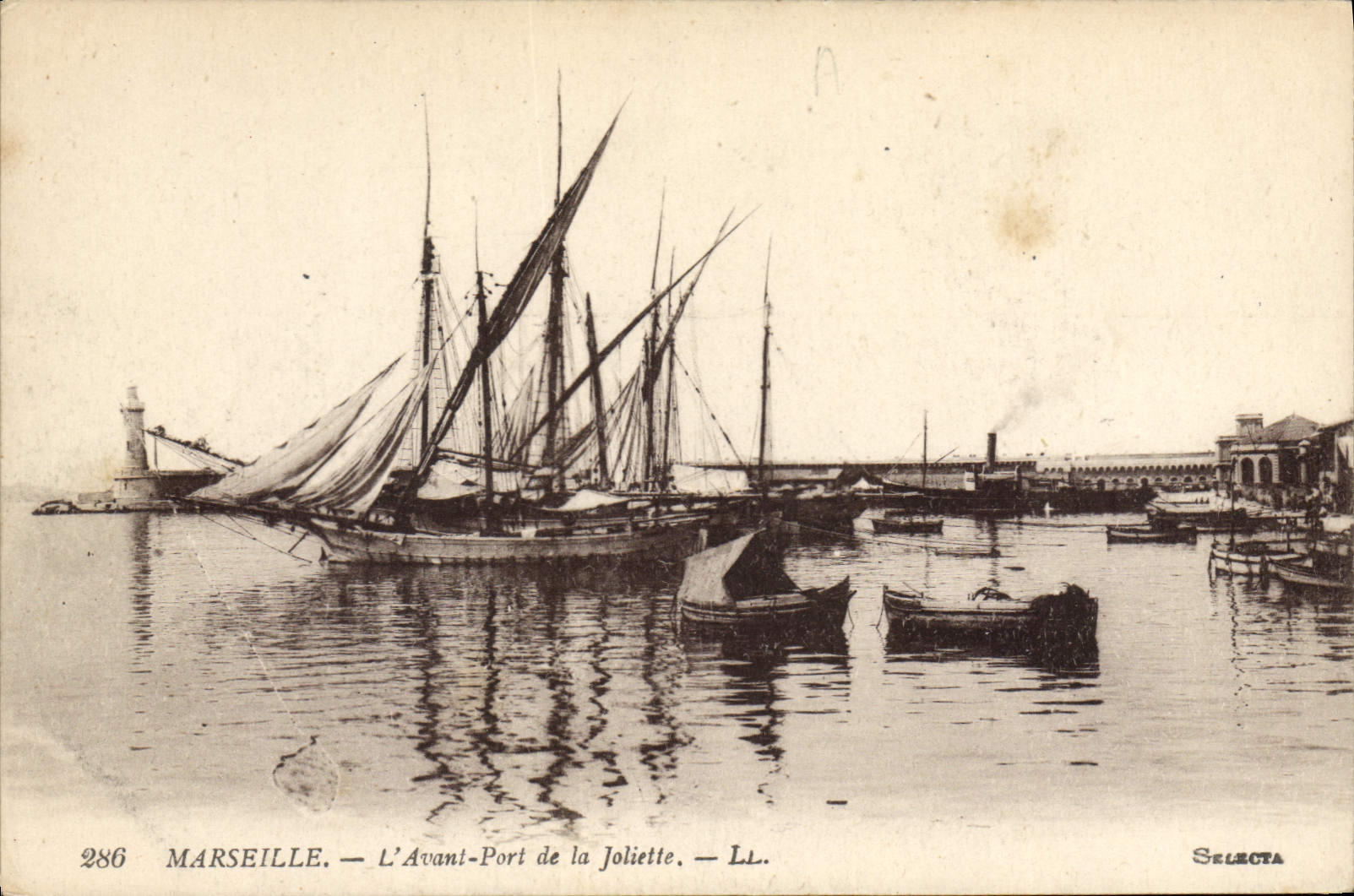 CPA Marseille L'Avant Port de la Joliette