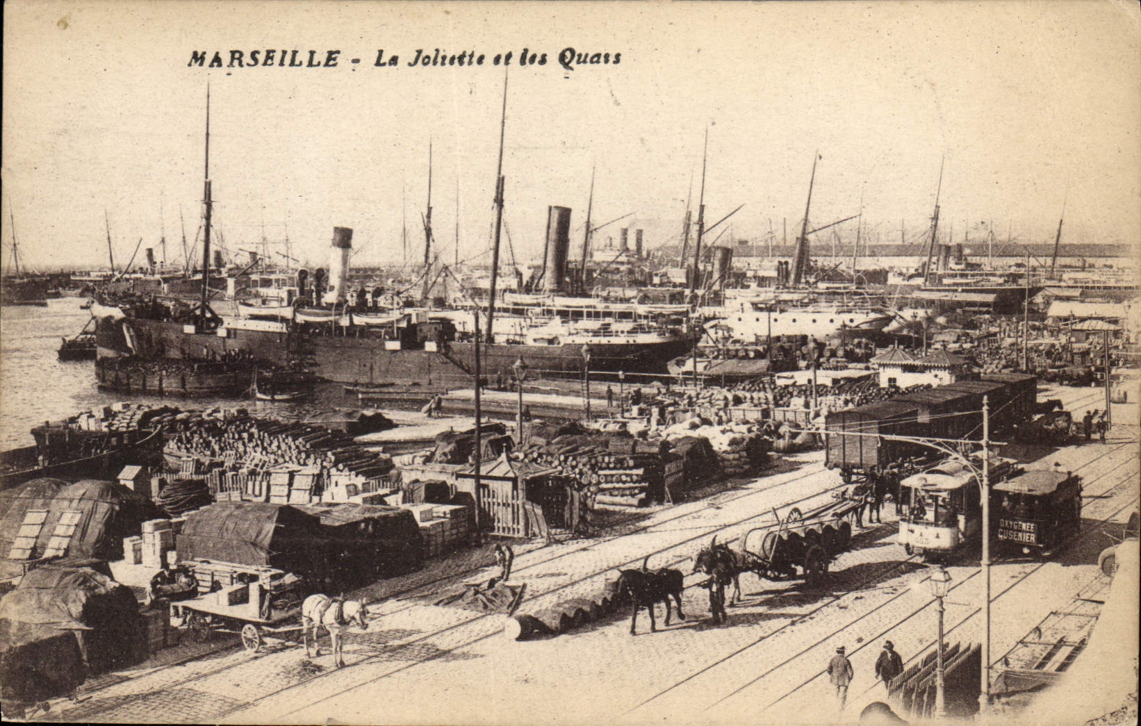 CPA Marseille La Joliette et les Quais